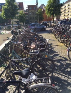 So many bikes in Copenhagen. It's truly amazing. 